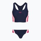 Női egyrészes fürdőruha Speedo Colourblock Splice 2.0 peacoat/pink