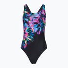 Női egyrészes fürdőruha Speedo FL Placement Printed Powerback glitchy garden/black