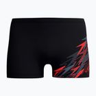 Férfi úszó boxer nadrág Speedo Medley Logo Aquashort anthracite/hrr