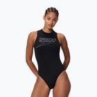 Női egyrészes fürdőruha Speedo Endurance+ Logo Hydrasuit anthracite