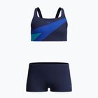 Gyerek kétdarabos fürdőruha Speedo Hyperboom Butterfly Back peacoat/deep sapphire