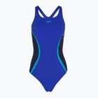Női egyrészes fürdőruha Speedo Solid Splice Medalist sapphire/peacoat