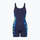 Női egyrészes fürdőruha Speedo Hyperboom Splice Muscleback Legsuit peacoat/sapphire