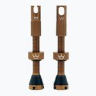Peaty's X Chris King MK2 Presta tömlő nélküli szelepek 42 mm-es szett bourbon