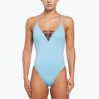 Női egyrészes fürdőruha Nike Sneakerkini 2.0 Croccback aquarius blue/scuba blue