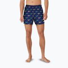 Férfi Nike Multi Print 5" Volley úszónadrág éjfekete tengerészkék