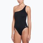 Női egyrészes fürdőruha Nike Essential Asymmetrical fekete
