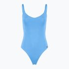 Női egyrészes fürdőruha Nike Essential V-Neck egyetemi kék