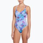 Nike Floral Blur V-nyakú női egyrészes fürdőruha hortenziák