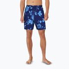Férfi Nike Fine Floral 7" Volley úszónadrág éjfekete tengerészkék