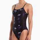 Női egyrészes fürdőruha Nike Hydrastrong Cutout purple