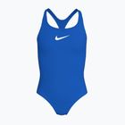 Gyermek egyberészes fürdőruha Nike Essential Racerback blue crystal