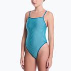 Női egyrészes fürdőruha Nike Ocean Bound Ripple Texture Square Neck bleached turquoise