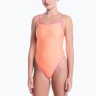 Női egyrészes fürdőruha Nike Ocean Bound Ripple Texture Square Neck pink glow