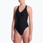 Női egyrészes fürdőruha Nike Hydralock Luxe Sail Boat V-Neck black