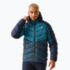 Férfi pehelykabát REGATTA Hooded Dalent moroccan blue/moonlight denim