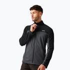Férfi REGATT Highton Full Zip Midlayer Sweatshirt hamu/fekete