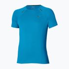 Férfi futó póló Mizuno Active Dryaeroflow blue jewel