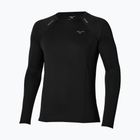 Férfi futó hosszú ujjú póló Mizuno Active Dryaeroflow black