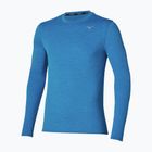 Férfi futó hosszú ujjú póló Mizuno Core Impulse Long Sleeve Tee blue jewel