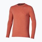 Férfi futó hosszú ujjú póló Mizuno Core Impulse Long Sleeve Tee ginger