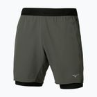Férfi futónadrág Mizuno Core 7.5 Inches 2In1 forest night