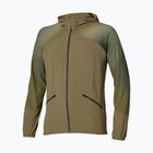 Férfi futókabát Mizuno Active Alpha Hooded Jacket martini olive