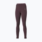 Női futóleggingsek Mizuno Active Warmalite Long Tight raisin