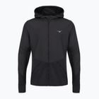 Férfi futókabát Mizuno Active Warmalite Hybrid Full Zip Hooded Long Sleeve Top black