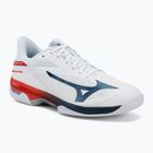 Férfi teniszcipő Mizuno Wave Exceed Court AC white/insignia blue/orange