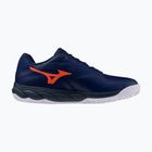 Férfi teniszcipő Mizuno Wave Enforce Court 2 CC beacon blue/lava orange/white