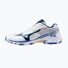 Női tollaslabda cipő Mizuno Wave Claw 4 white/dazzling blue/stargazer