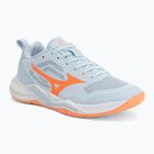 Női kézilabda cipő Mizuno Wave Stealth Pro blue finch/lava orange
