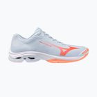 Női röplabda cipő Mizuno Wave Lightning Pro blue finch/lava orange/flamingo coral