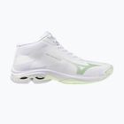 Női röplabda cipő Mizuno Wave Lightning Pro Mid white/aqua gray/ambrosia