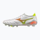 Futballcipő Mizuno Morelia Neo V β Japan FG white/lava orange/evening primrose