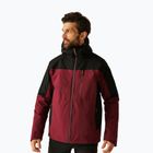 Férfi 3 az 1-ben kabát REGATTA Wentwood dark maroon/black