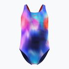 Gyerek egyrészes fürdőruha Speedo Allover Print Leaderback post it pink