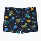 Férfi úszó boxer nadrág Speedo Print Aquashort anthracite