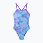 Gyerek egyrészes fürdőruha Speedo Print Thinstrap pace purple