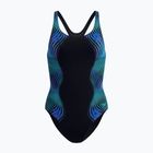 Női egyrészes fürdőruha Speedo Print Medalist anthracite