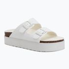 Női O'Neill Sandy Platform Slider Alacsony flip-flop szandálok törtfehér színben