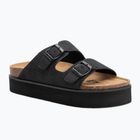 Női O'Neill Sandy Platform Slider Low flip-flopok fekete