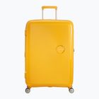Utazó bőrönd American Tourister Soundbox 77 110 l golden yellow