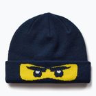 Gyermek téli sapka LEGO Lwantony 710 sötét tengerészkék/tengerészkék