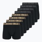 Férfi boxeralsók CR7 Basic Trunk 8 pár black