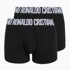 Férfi boxer nadrág CR7 Fashion Trunk 2 pack black