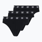 Férfi boxeralsó CR7 Basic Brief 3 pár fekete