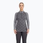 Női Termoaktiv pulóver Dovre Wool Organic Half Zip grey