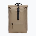 Városi hátizsák Rains Rucksack Rolltop Beige